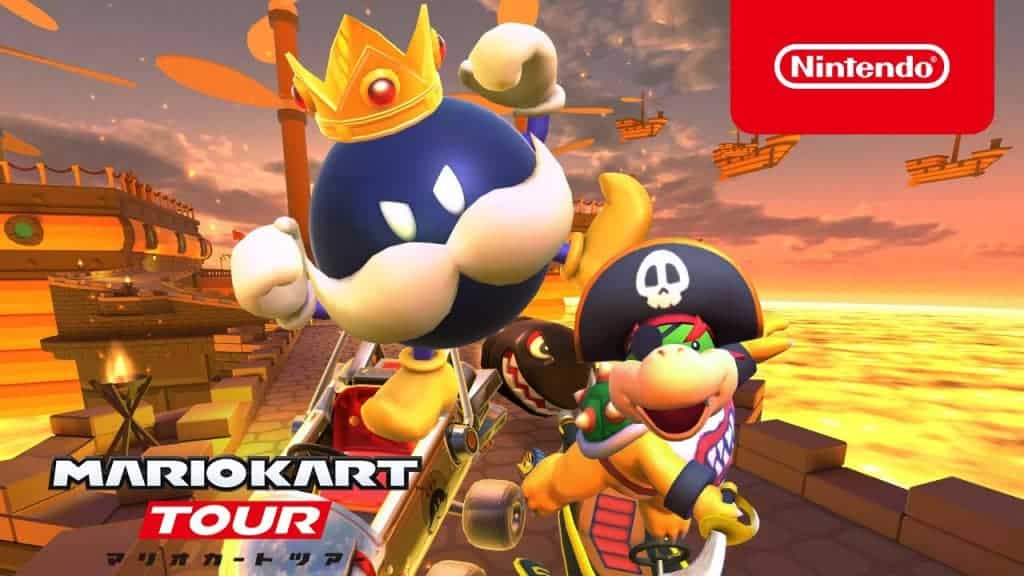 Mario Golf Super Rush King Bob-omb Mario kart tour