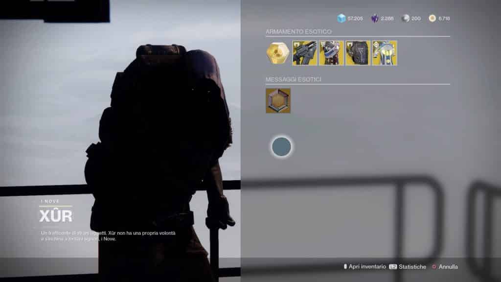 Destiny 2: guida alla location di Xur e alle esotiche della settimana (8-11 maggio)