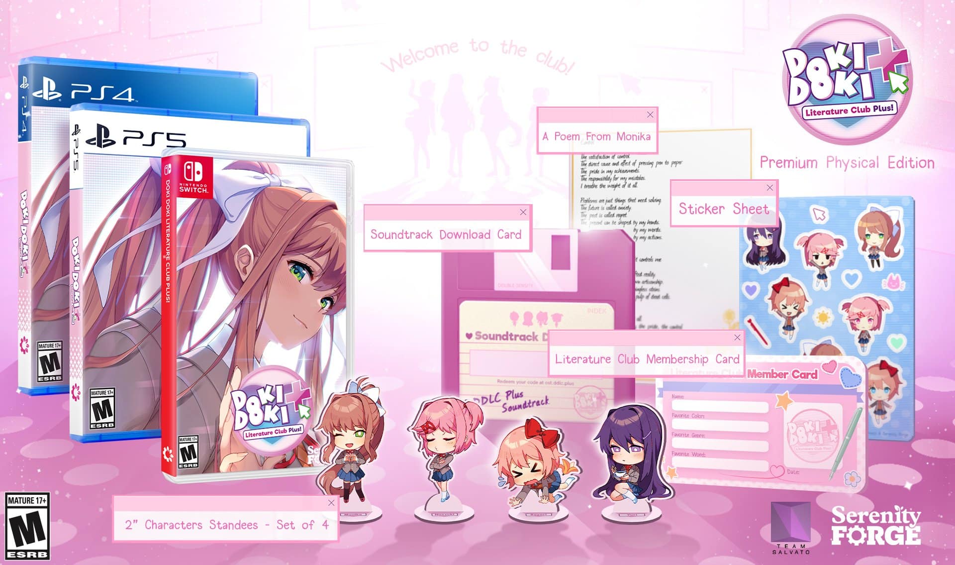 Doki Doki Literature Club Plus! Premium Physical Edition