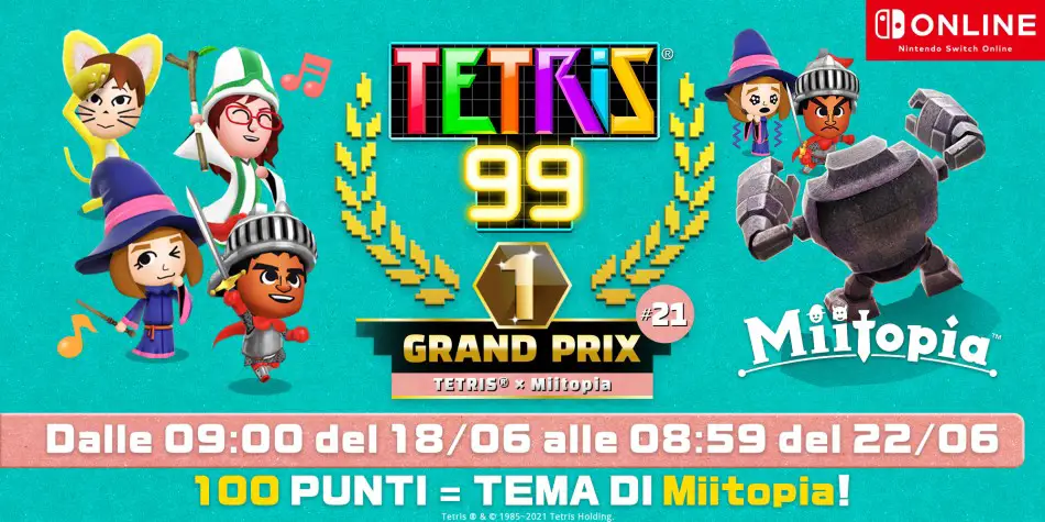 Tetris 99 Miitopia