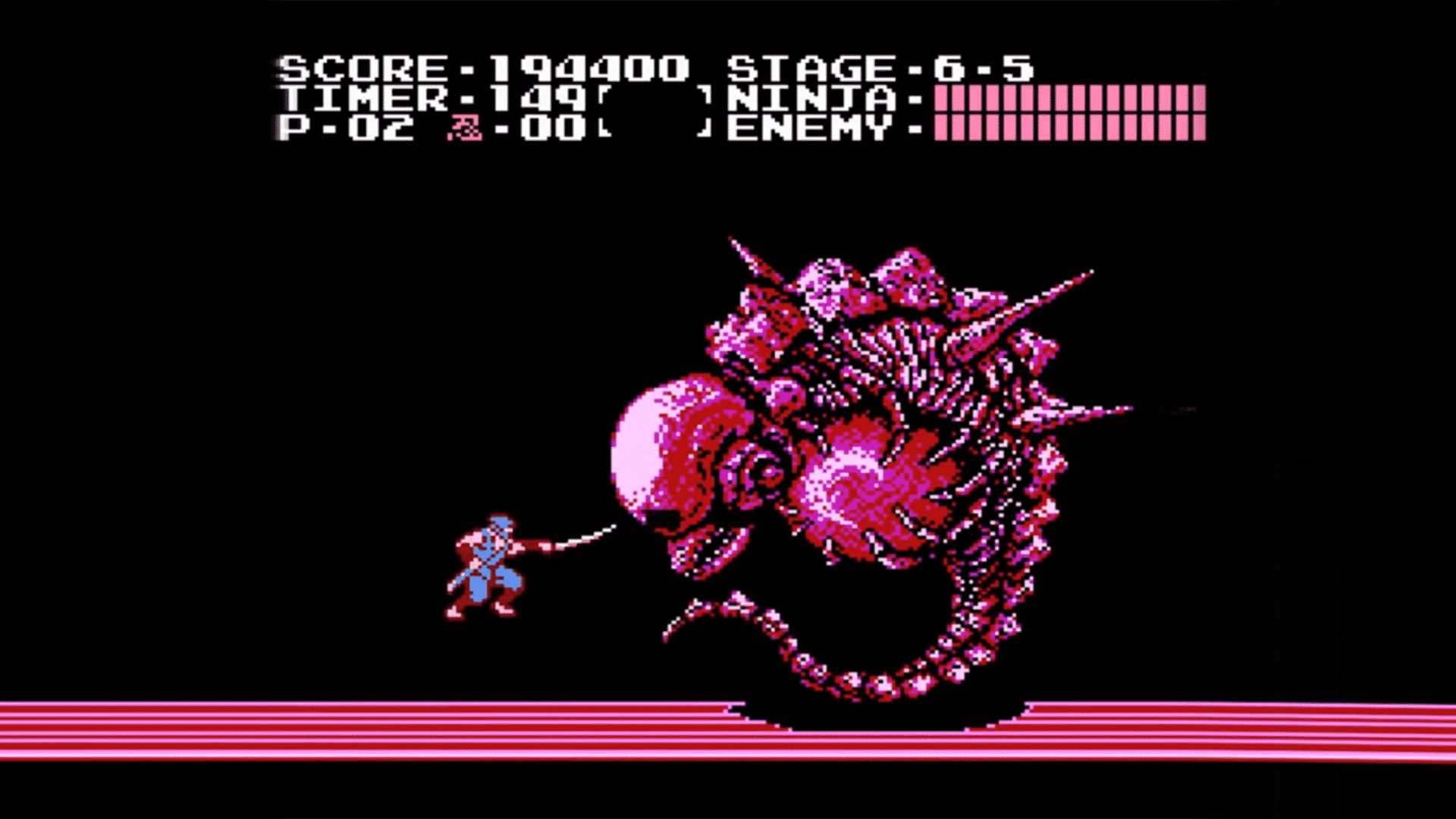 Ninja Gaiden, Ninja Gaiden NES, Ninja Gaiden NES Final Boss, Ninja Gaiden Demon Head, Ninja Gaiden NES Boss