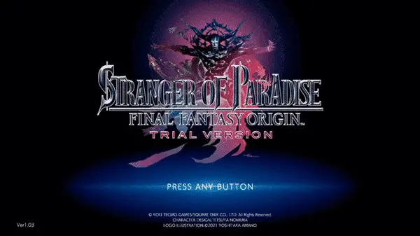 Stranger of Paradise Final Fantasy Origin