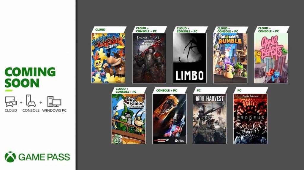 Xbox game pass