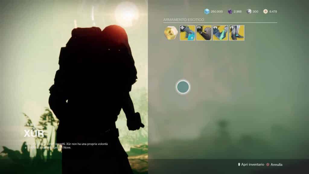 Destiny 2: guida alla location di Xur e alle esotiche della settimana (18-22 giugno) 1