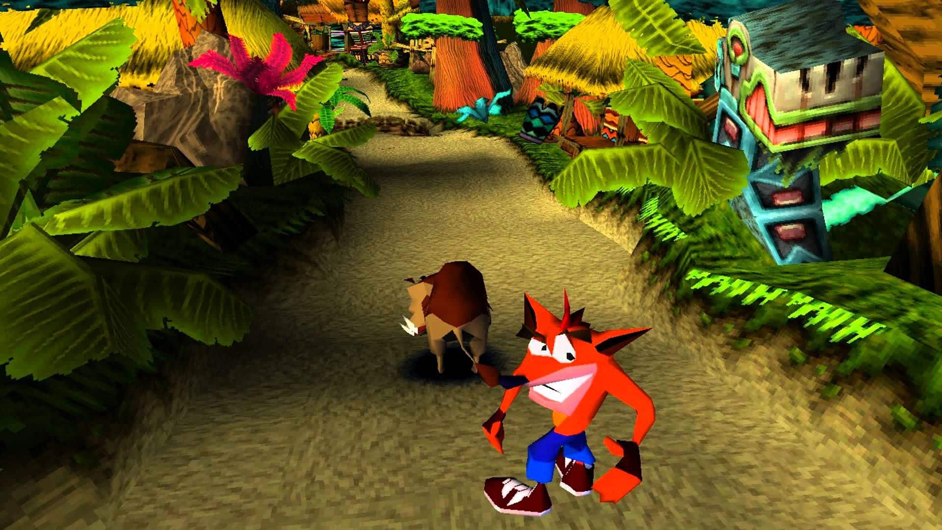 crash bandicoot screen