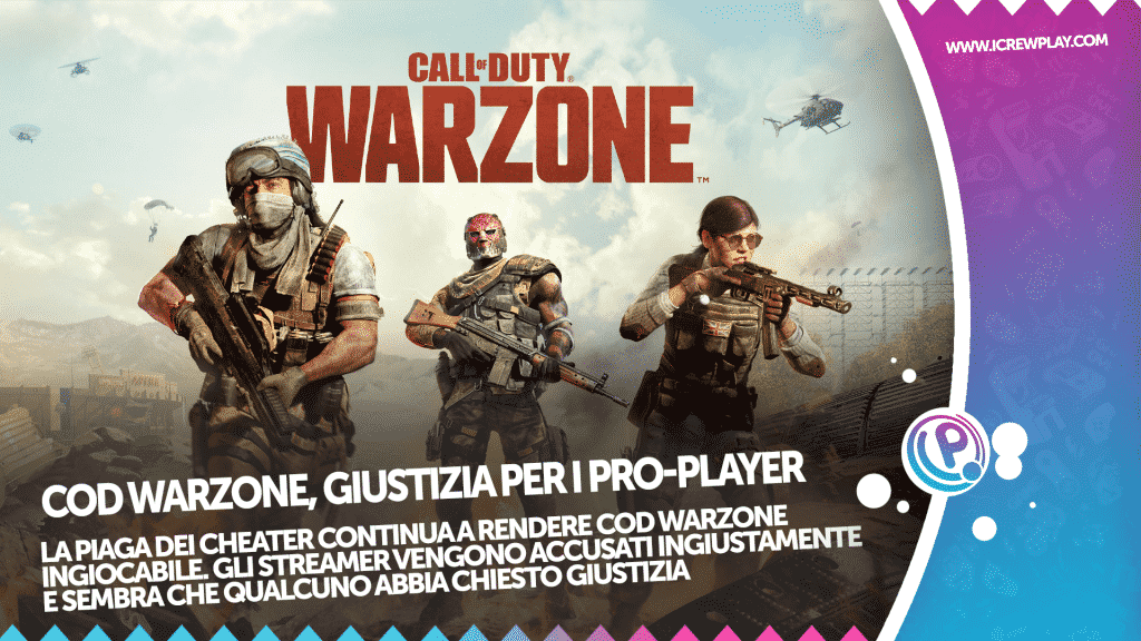 Cod warzone, streamer accusati ingiustamente di cheating
