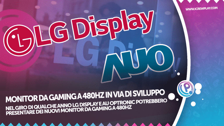 Monitor da gaming a 480hz? Qualcuno li sta realizzando