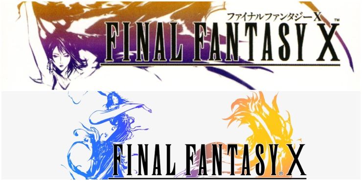 Il primo logo di Final Fantasy X con quello che conosciamo tutti