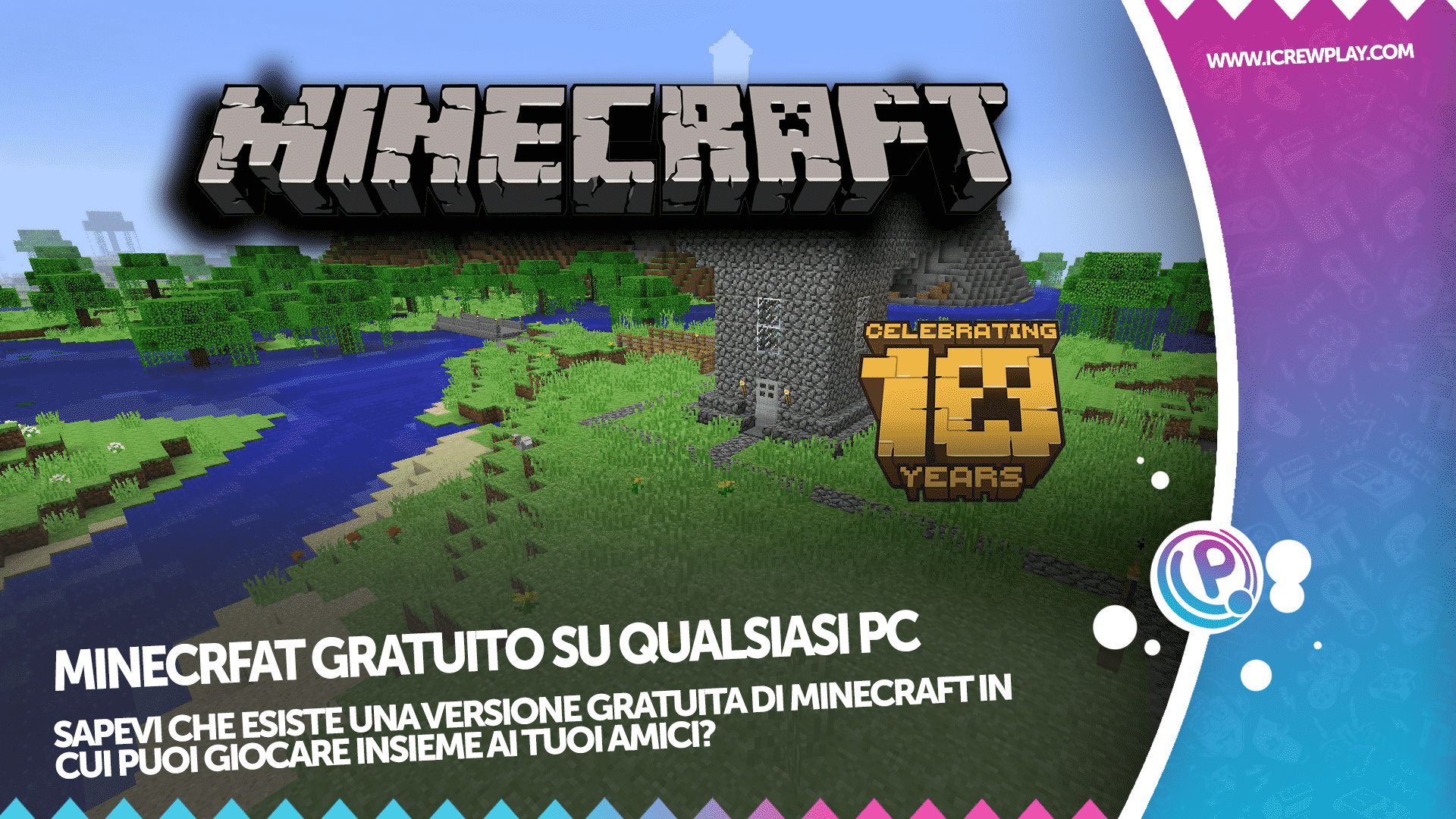 Giocare a Minecraft gratuitamente su qualsiasi PC