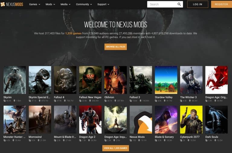 Dal mese prossimo nexus mods non permetterà più di cancellare i file caricati