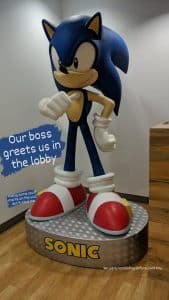 Sonic the hedgehog office