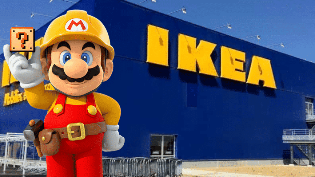 Nintendo switch super mario ikea
