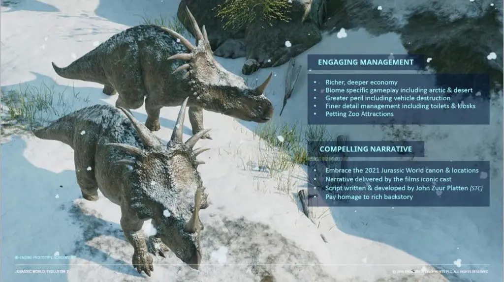Jurassic World Evolution 2: pubblicato il primo video diario