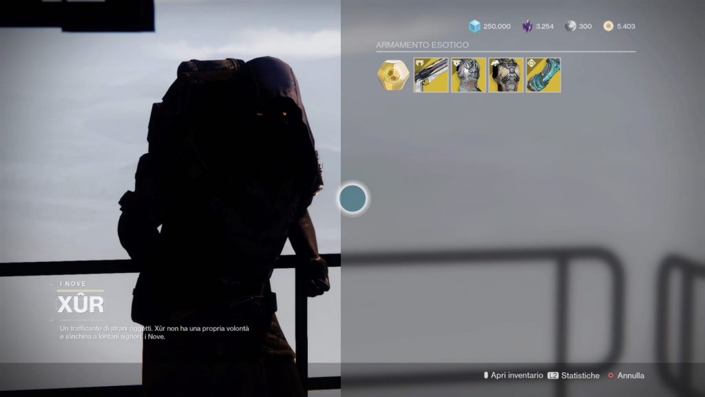 Destiny 2: guida alla location di Xur e alle esotiche della settimana (16-20 luglio)