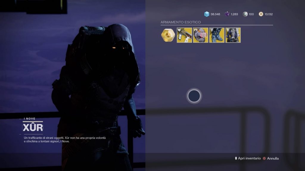 Destiny 2: guida alla location di Xur e alle esotiche della settimana (2-6 luglio)