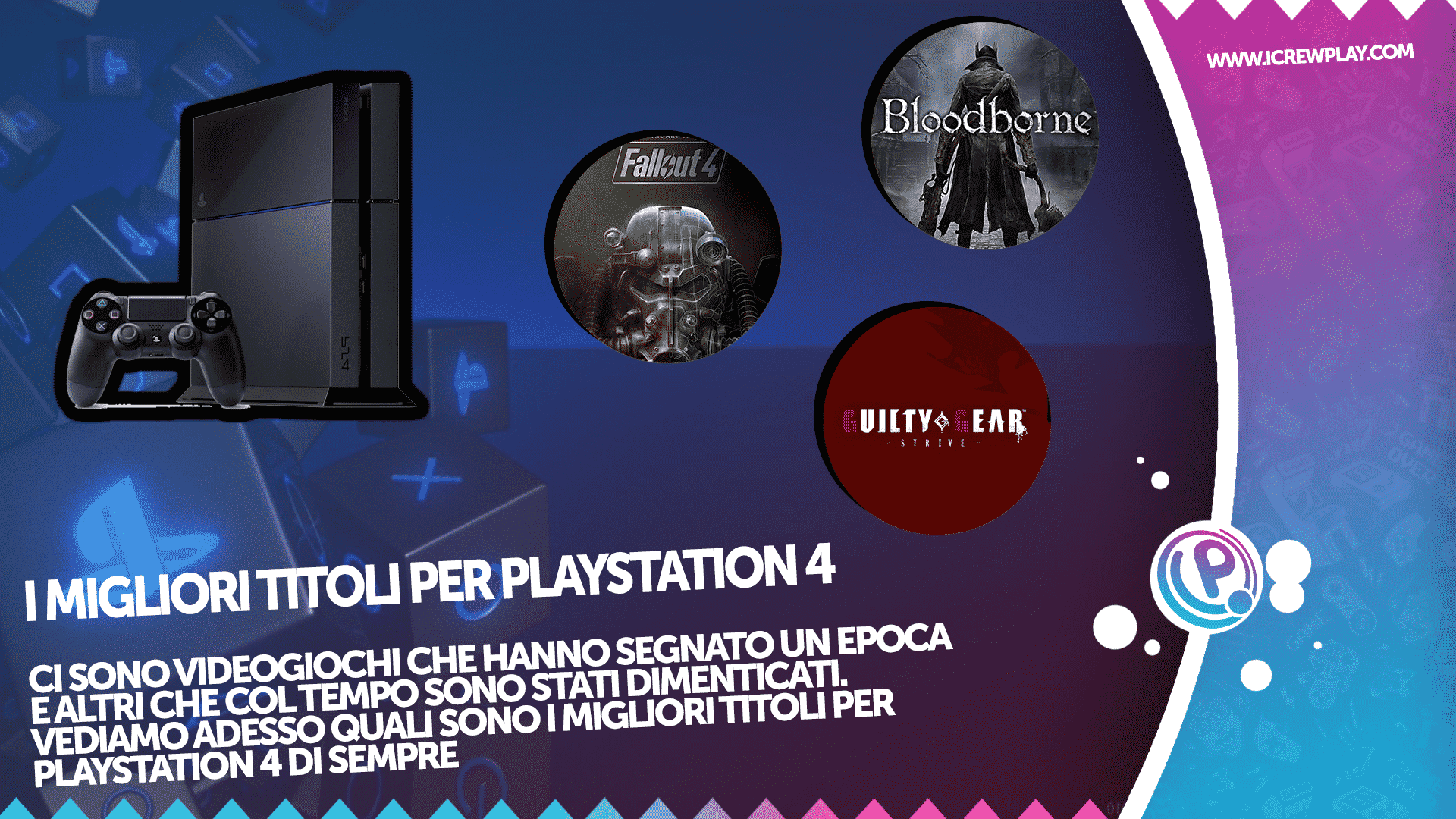 Copertina i migliori titoli per Playstation 4