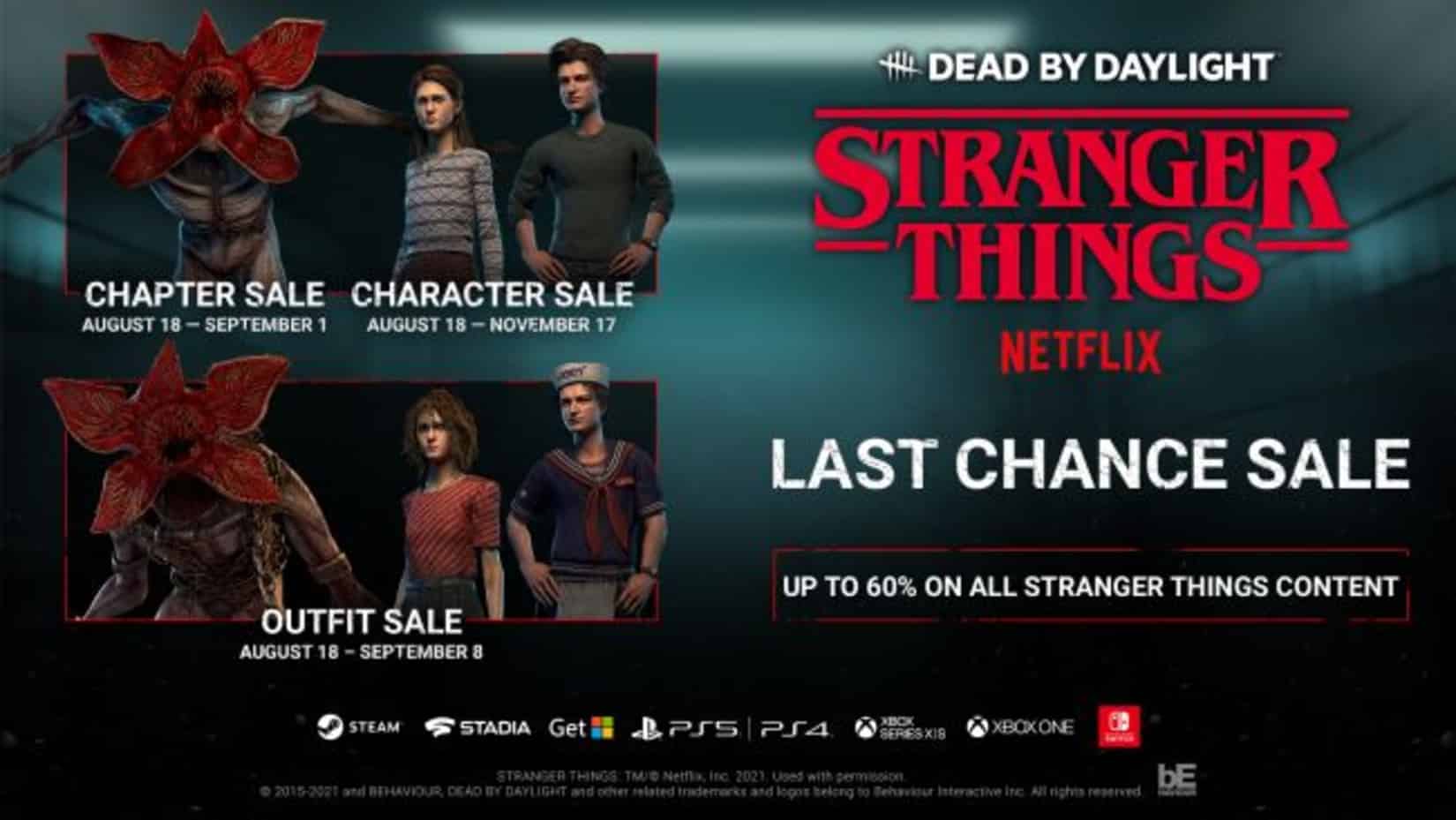 Dead by Daylight Stranger Things