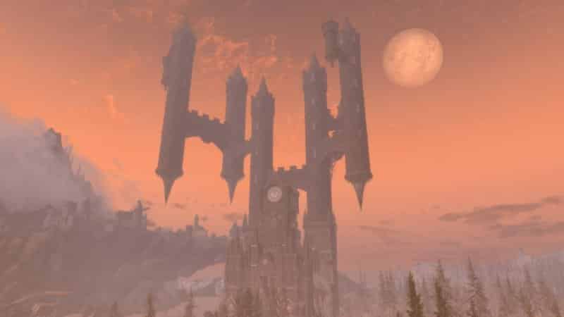 The Elder Scrolls V: Skyrim: la mod che permette di visitare il castello di Dracula visto in Castelvania 1