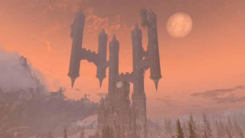 The Elder Scrolls V: Skyrim: la mod che permette di visitare il castello di Dracula visto in Castelvania