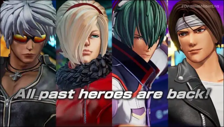 The King of Fighters XV all past heroes