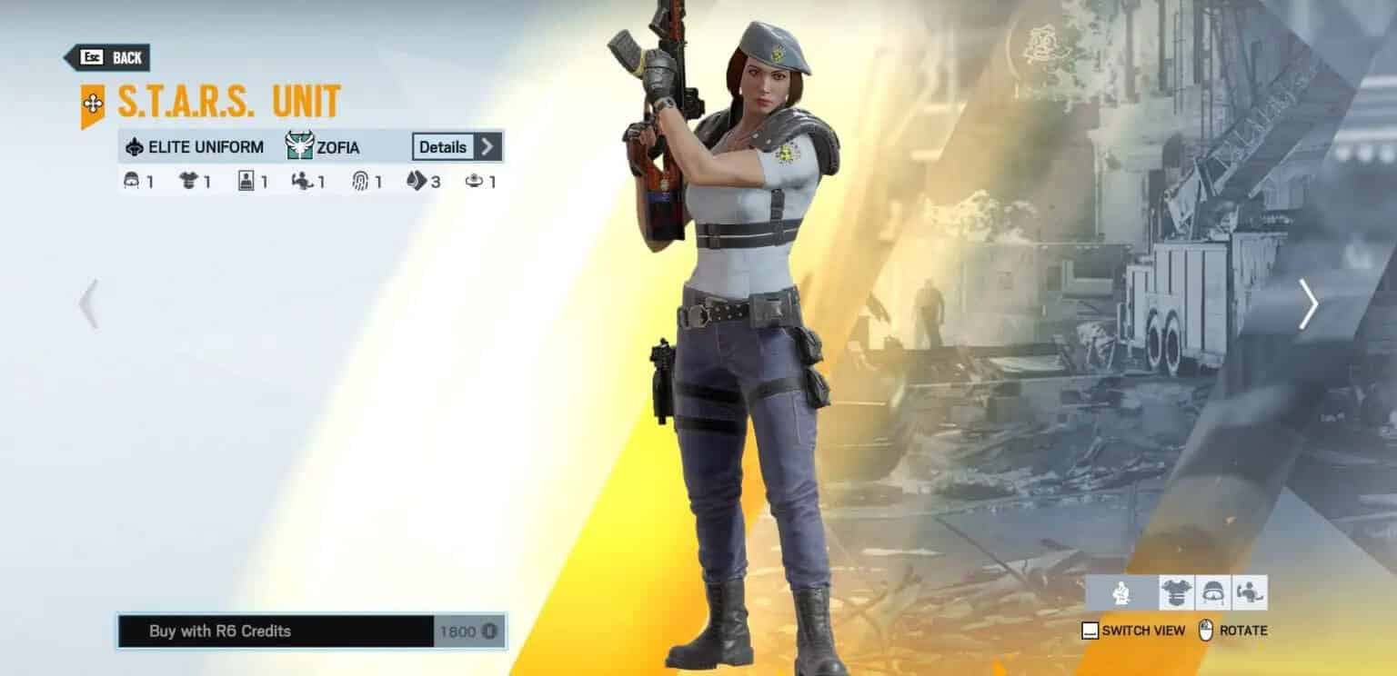 Rainbow six siege resident evil