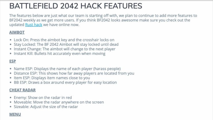 BattleField 2042 hack
