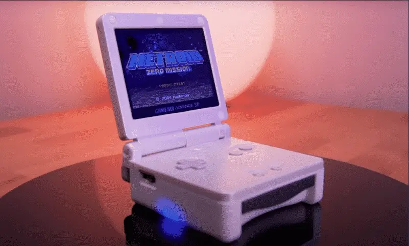 Game Boy Advance SP modded
