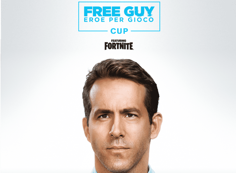 Fortnite: free guy cup per celebrare l'uscita del film