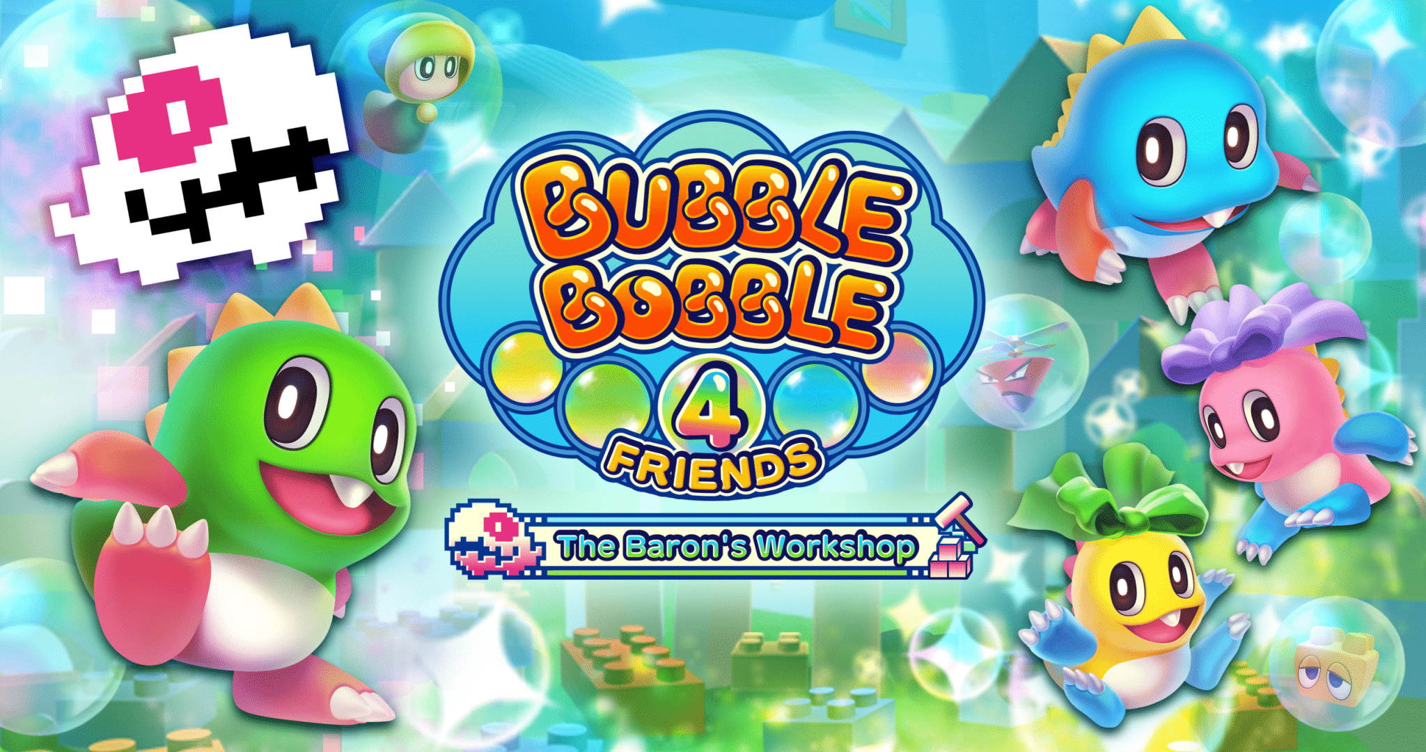 Bubble Bobble 4 Friends The Baron's Workshop logo