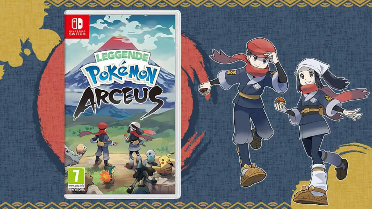 Leggende Pokémon Arceus - cover + protagonisti gioco