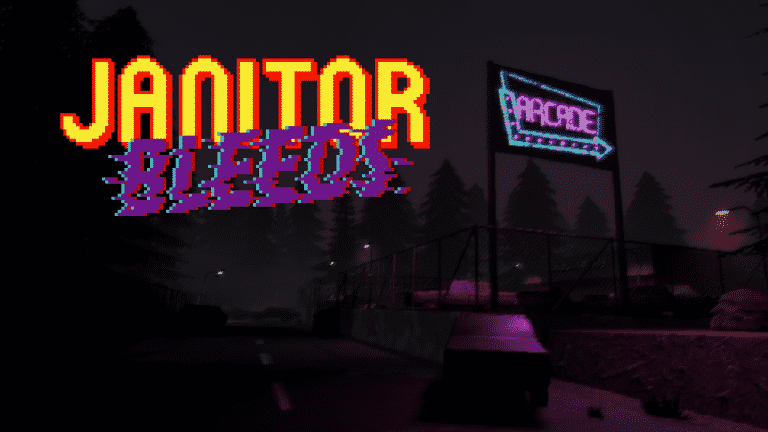 Janitor bleeds artwork