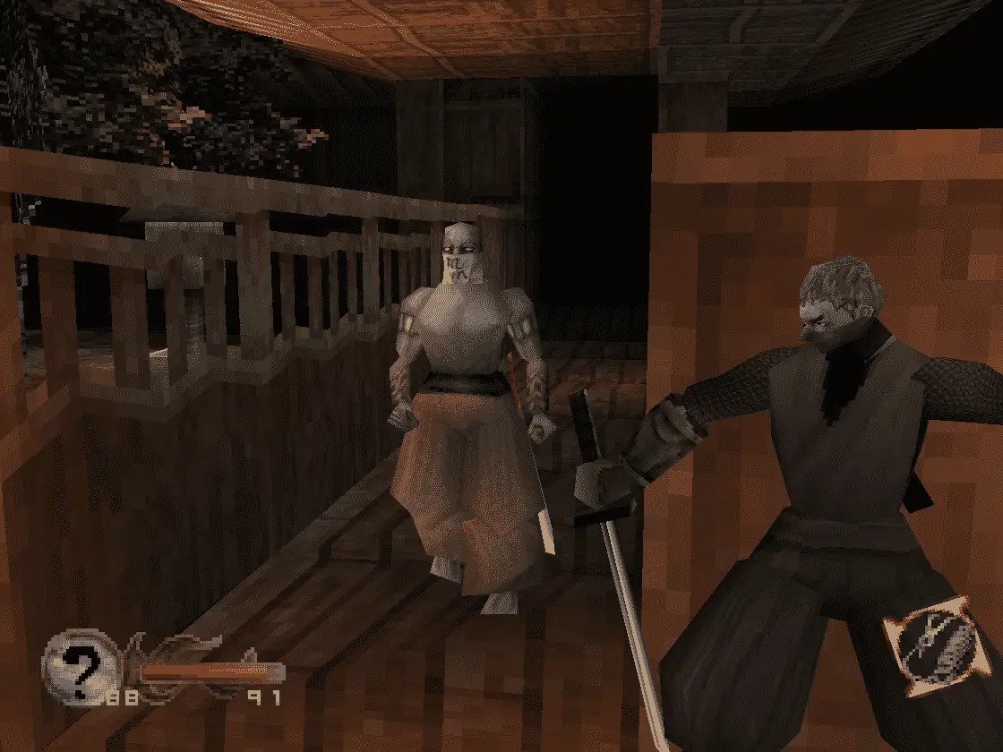 Tenchu Stealth Assassins gameplay