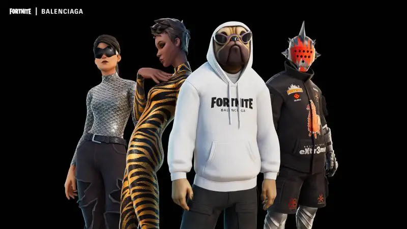 Fortnite e Balenciaga: nuova collezione dal 21 settembre
