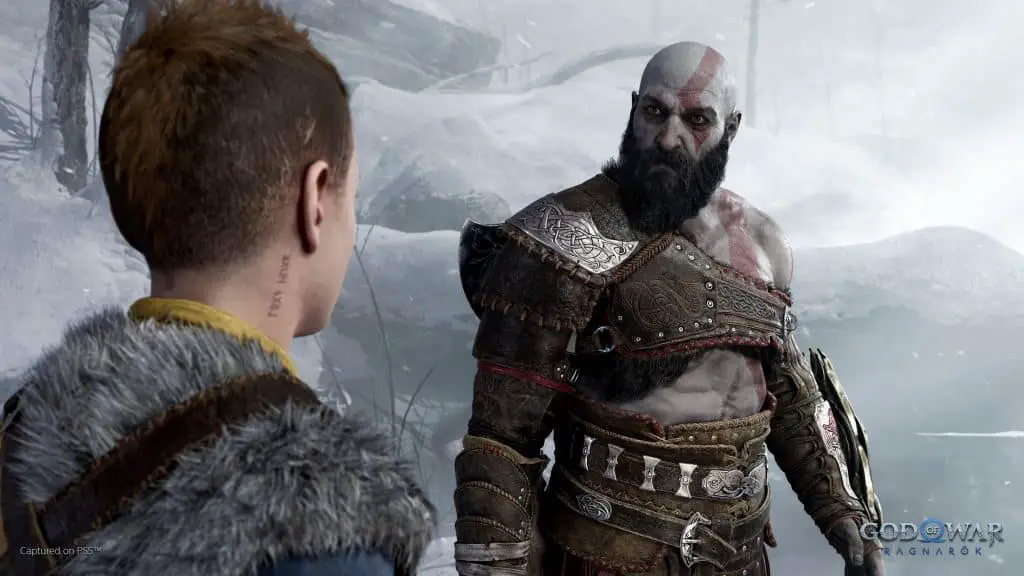 God of War Ragnarok Kratos Atreus