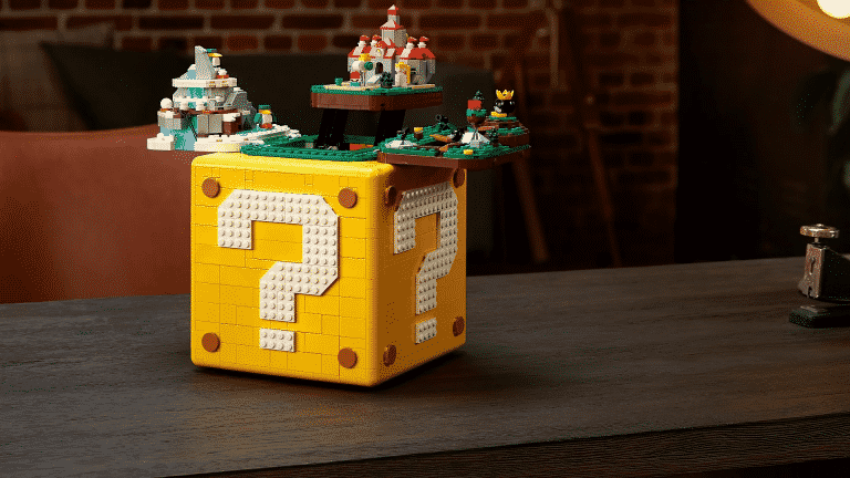 Lego mario: ecco il set blocco punto interrogativo