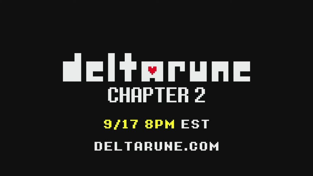 Deltarune Chapter 2: ecco la data di uscita ufficiale!