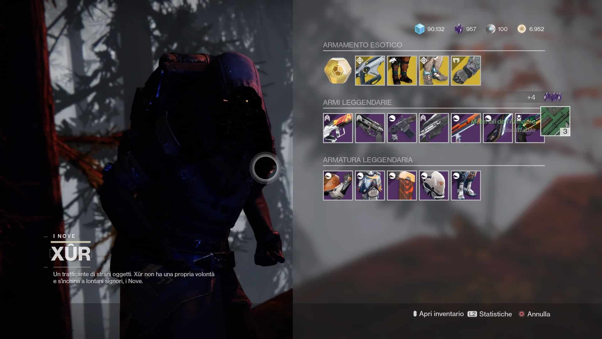 Destiny 2: guida alla location di Xur e alle esotiche della settimana (8-12 ottobre)