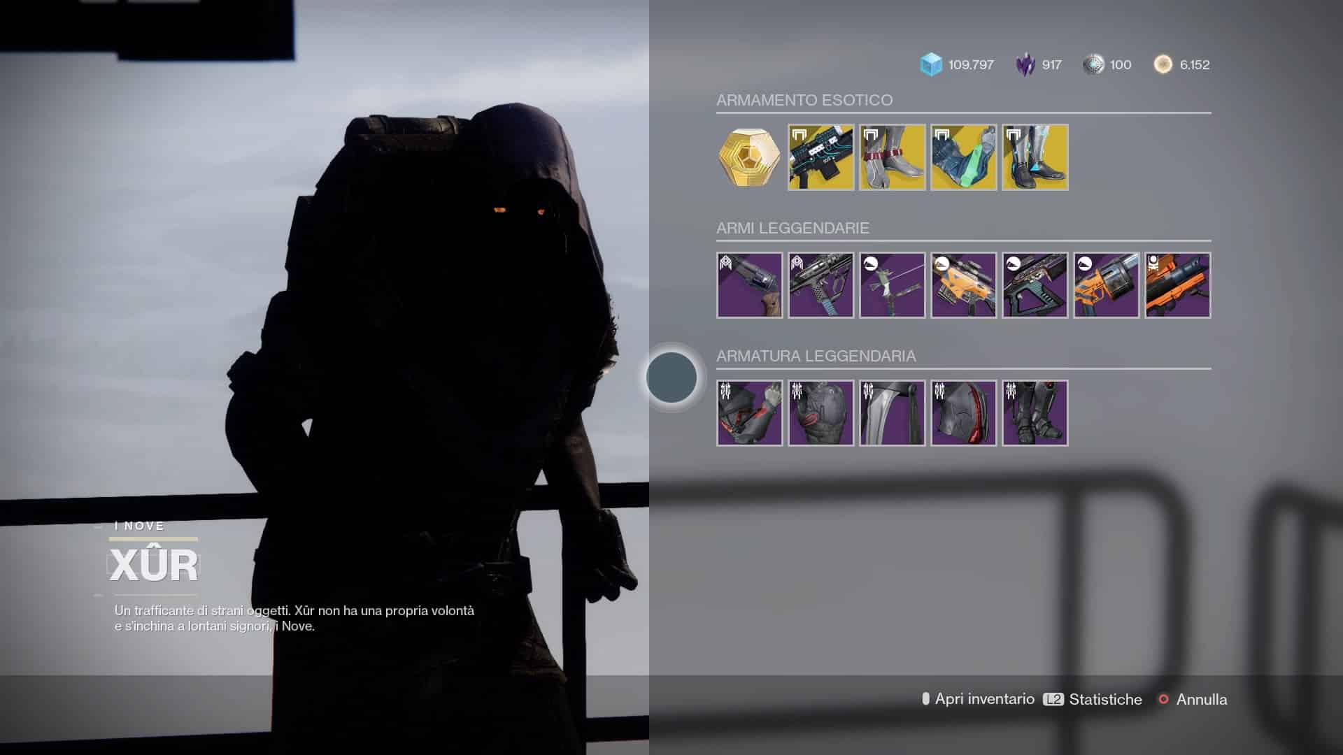 Destiny 2: guida alla location di Xur e alle esotiche della settimana (15-19 ottobre)