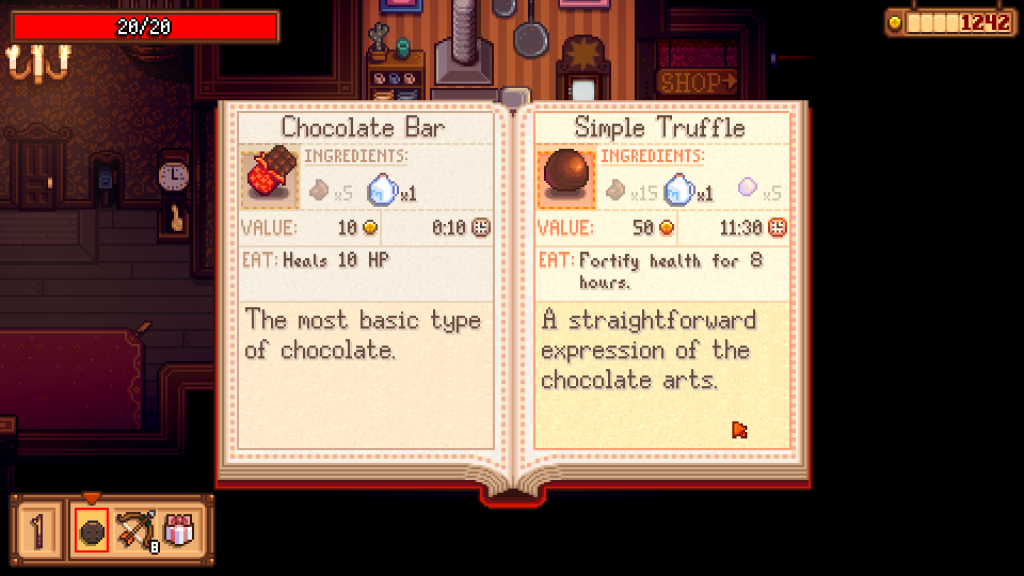 Haunted chocolatier