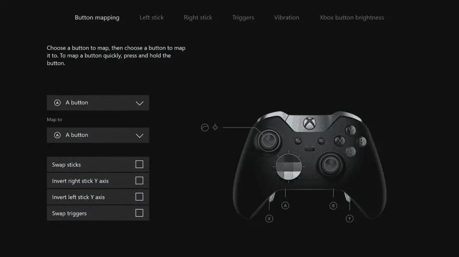 re-mapping of controllers