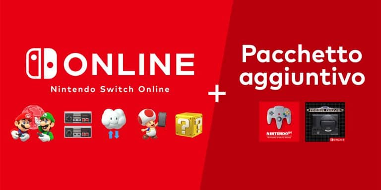 Nintendo Switch Online + Pacchetto aggiuntivo