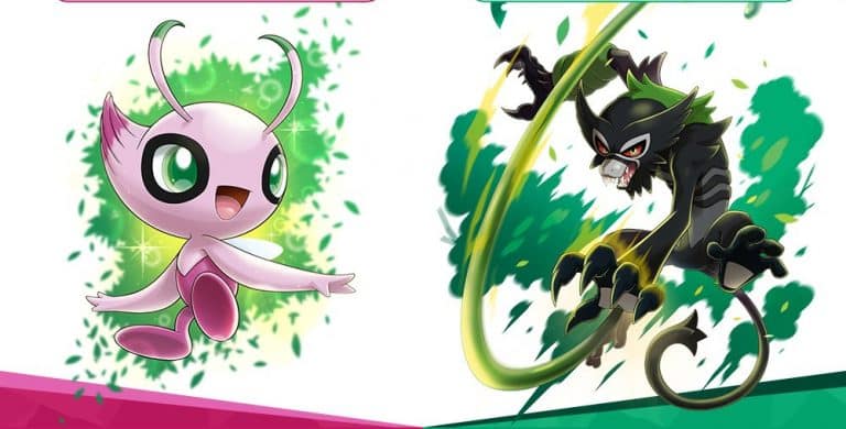 Papà Zarude e Celebi Shiny evento film