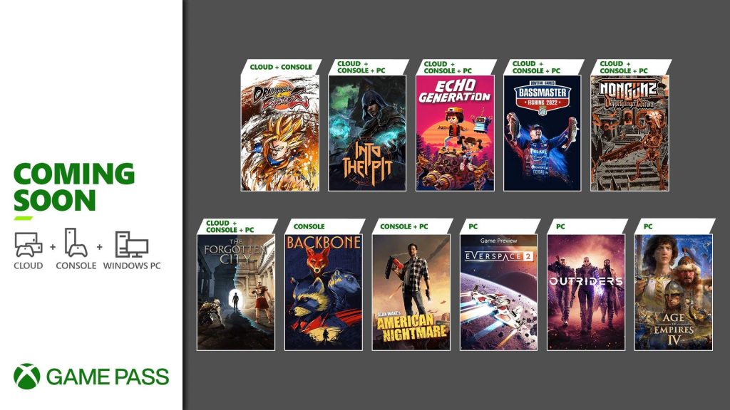 Xbox game pass secondo ottobre 2021