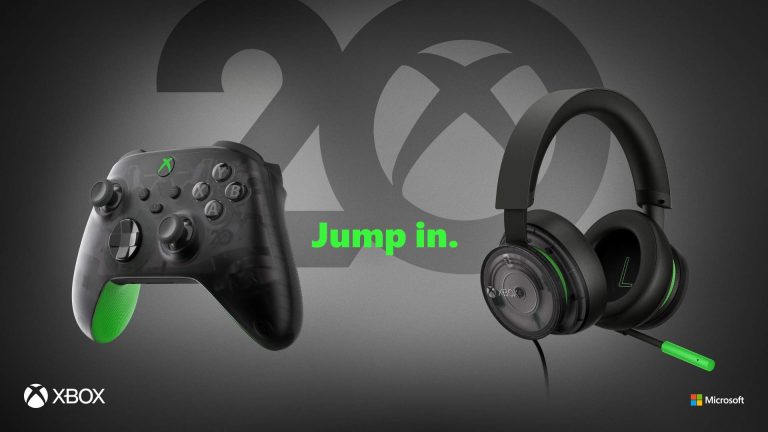 Xbox, un controller e un headset speciale per il 20° anniversario