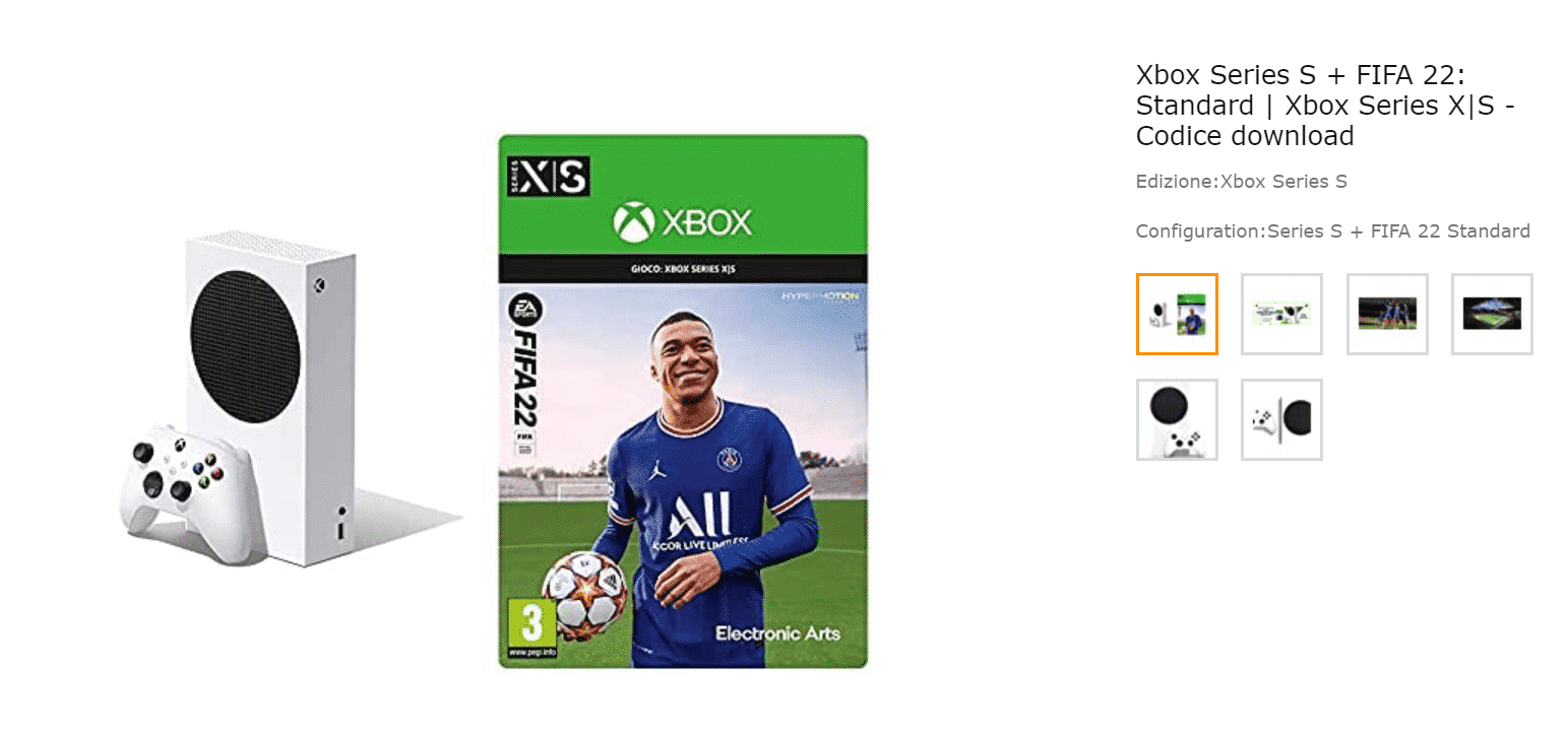 xbox series s fifa 22