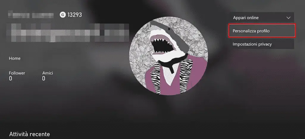 Cambiare gamertag personalizza profilo