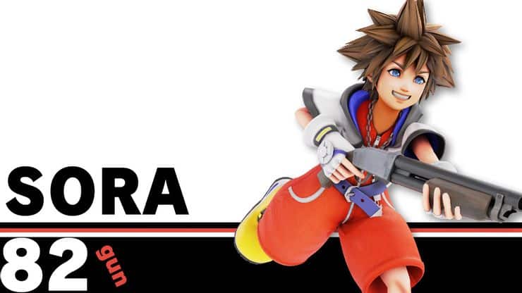 sora super smash bros fucile a pompa shotgun