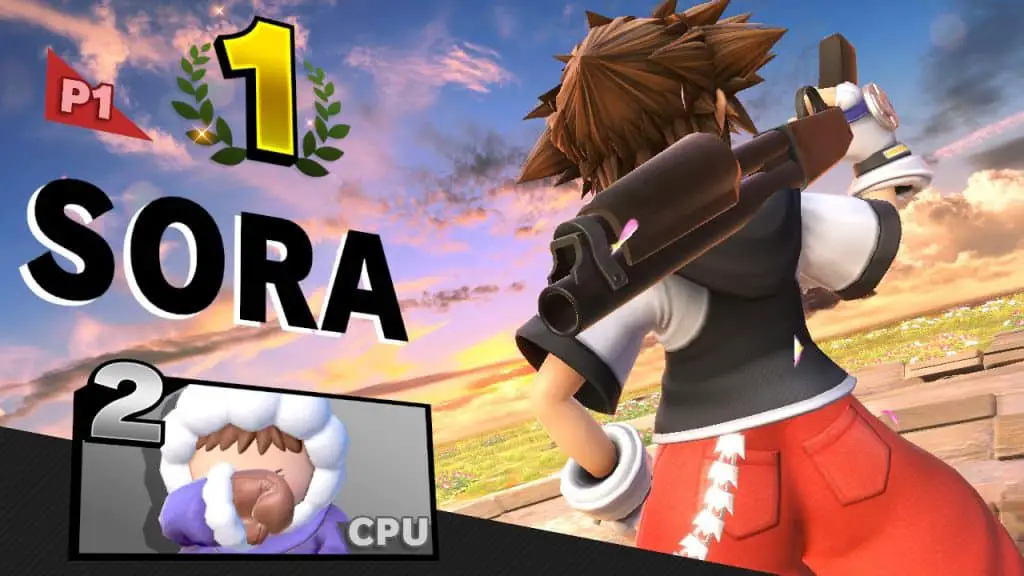 sora super smash bros fucile a pompa shotgun