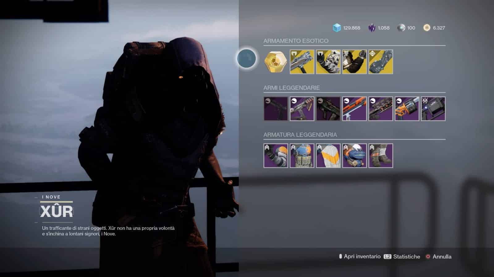 Destiny 2: guida alla location di Xur e alle esotiche della settimana (19-23 novembre)