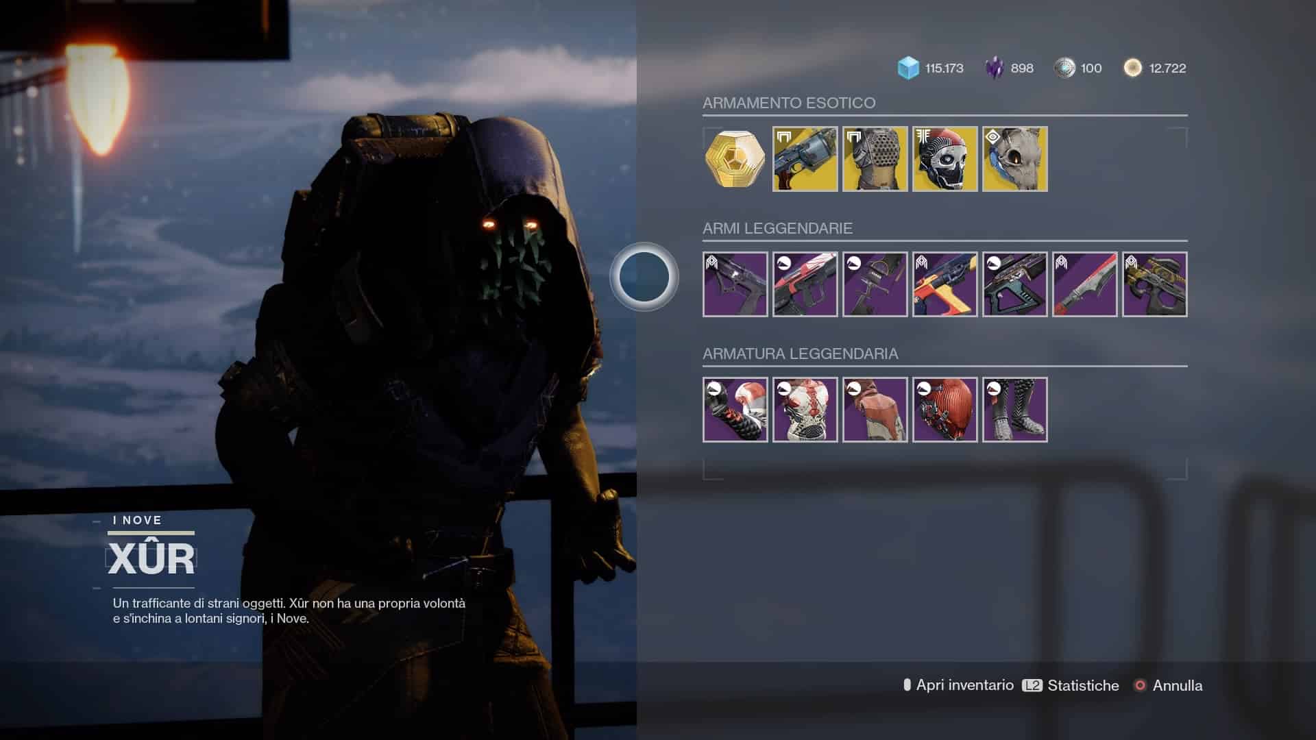 Destiny 2: guida alla location di Xur e alle esotiche della settimana (24-28 dicembre)